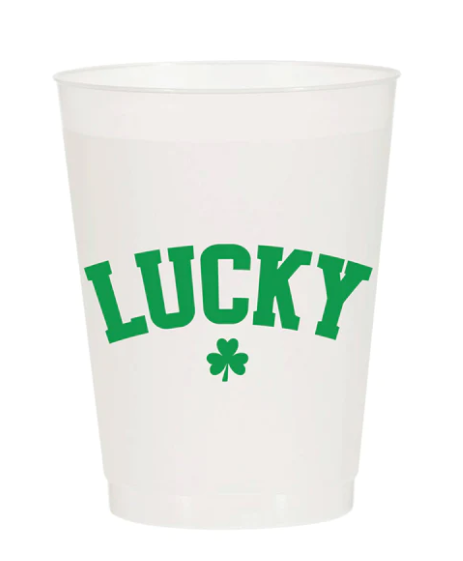 Lucky Shamrock Frosted Mugs