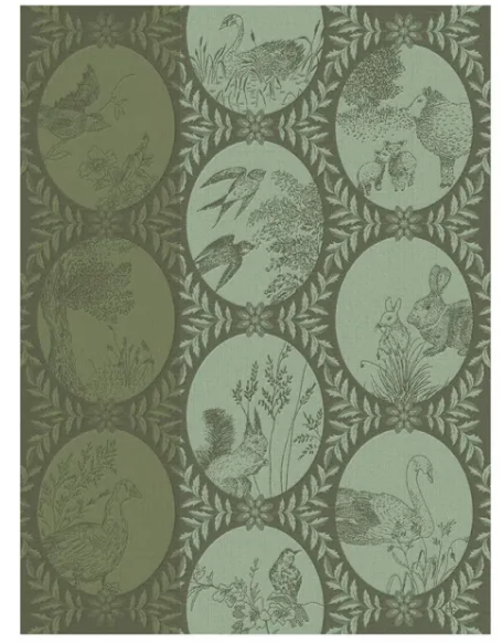 Josephine Tea Towel - Green