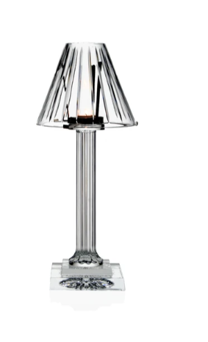 Lead Crystal Candle Lamp