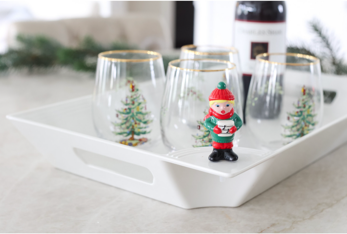 Rectangular Tray - Pinstripes