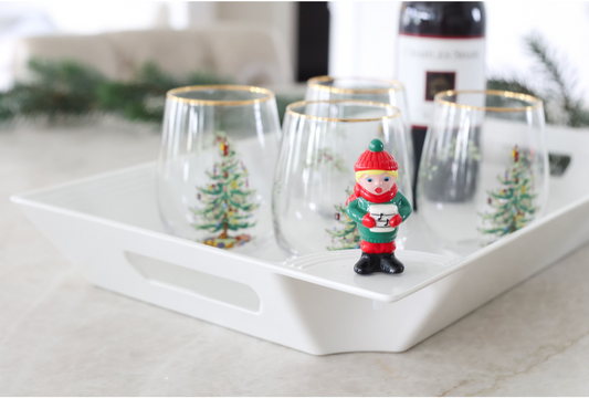 Rectangular Tray - Pinstripes