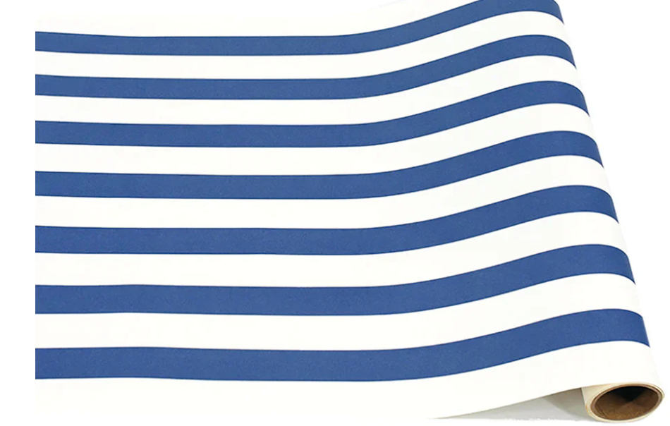 Navy Classic Stripe Runner 20x25