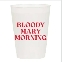 Bloody Mary Morning Tailgate Frosted Cups