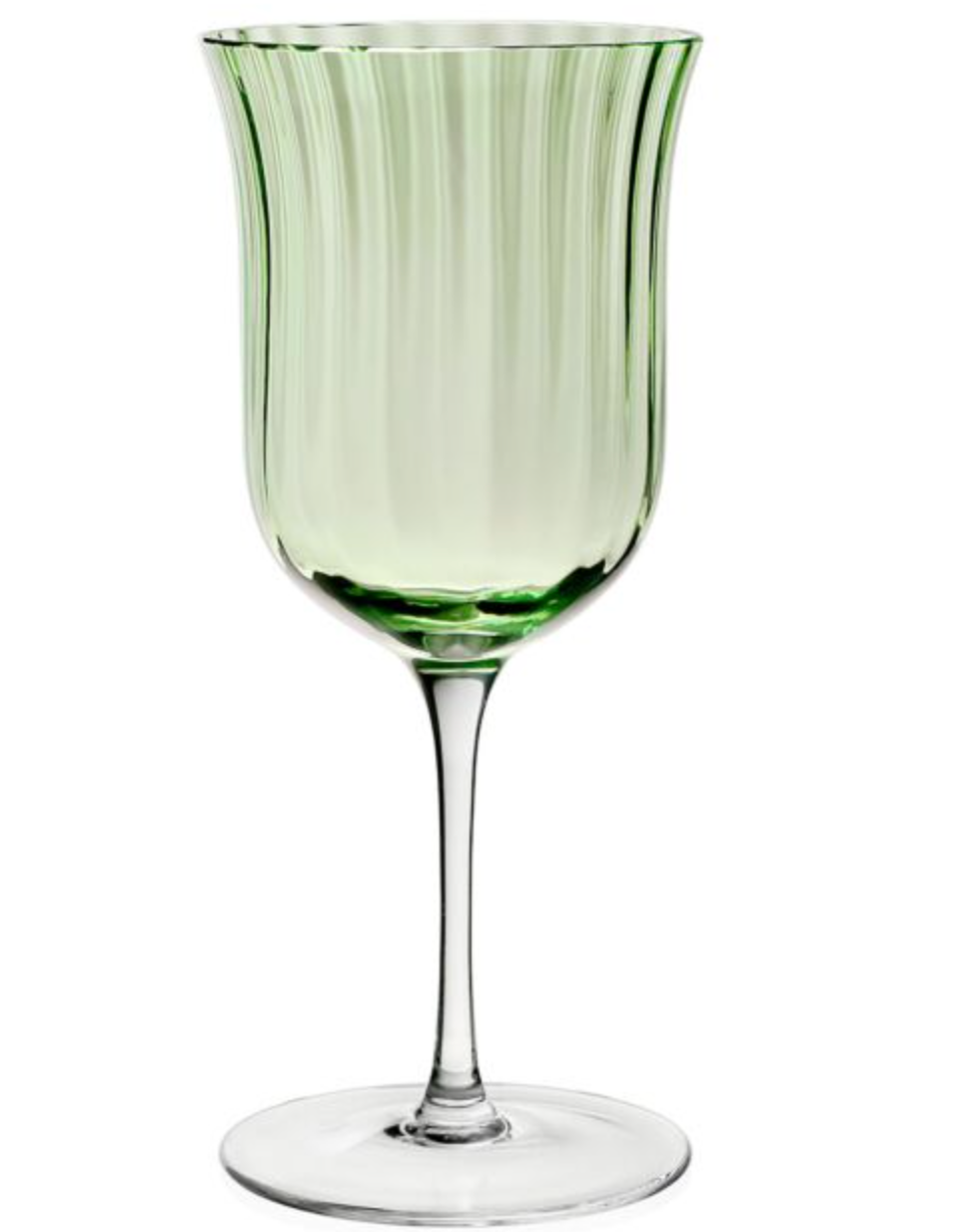 Corinne Water Goblet Green