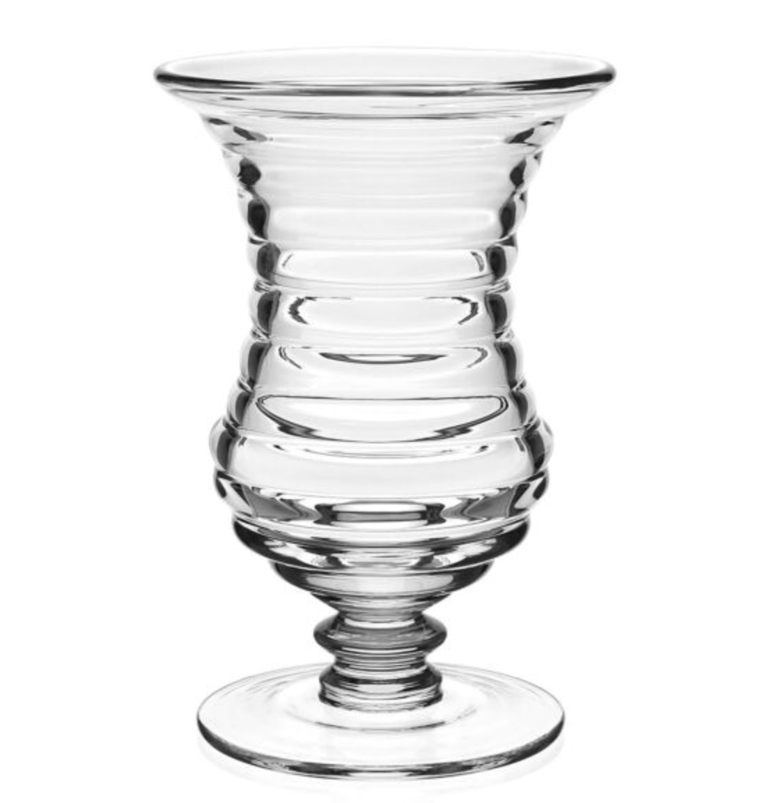 Ripples Footed Vase 8 1/2"