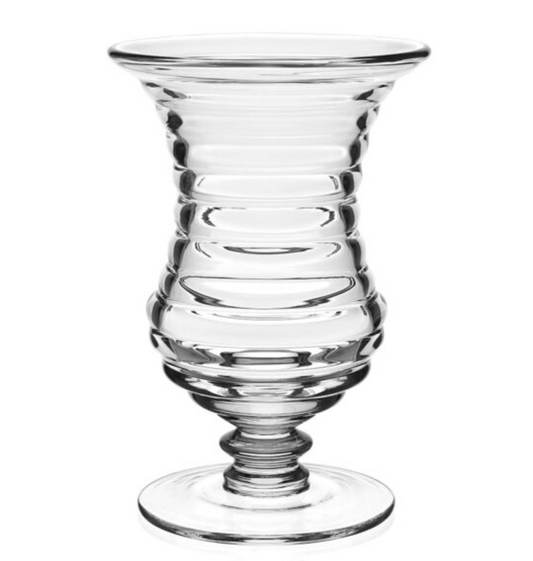 Ripples Footed Vase 8 1/2"