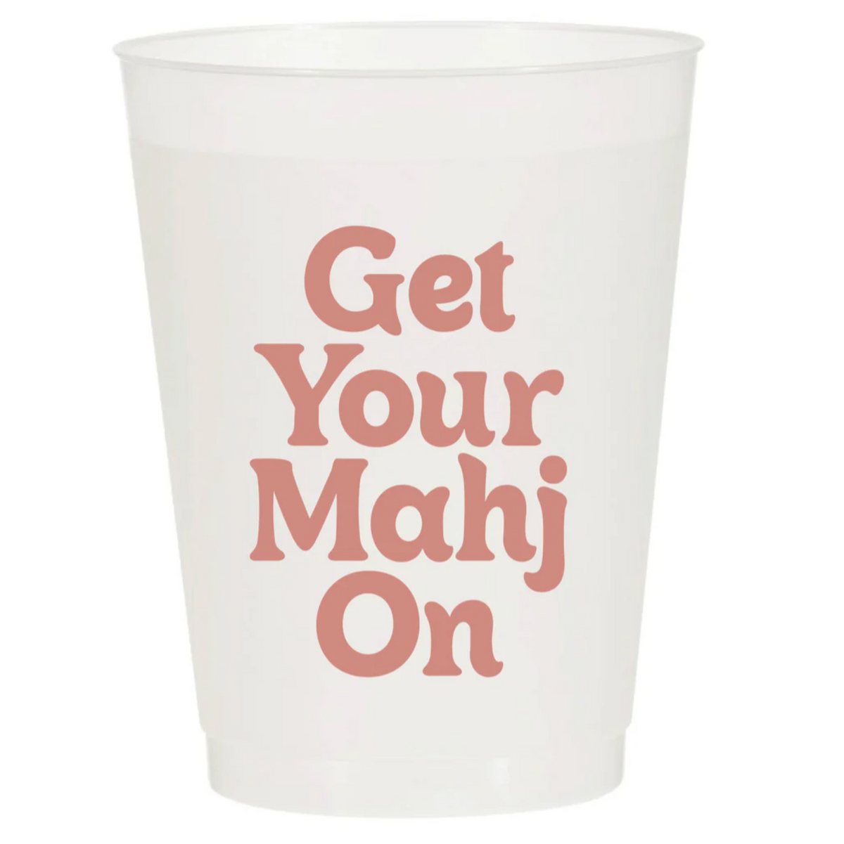 Get Your Mahj On Cups- 6 Pack