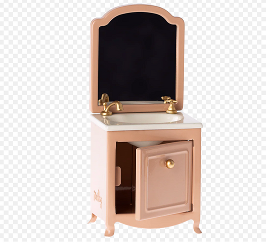 Sink Dresser with Mirror - Dark Powder