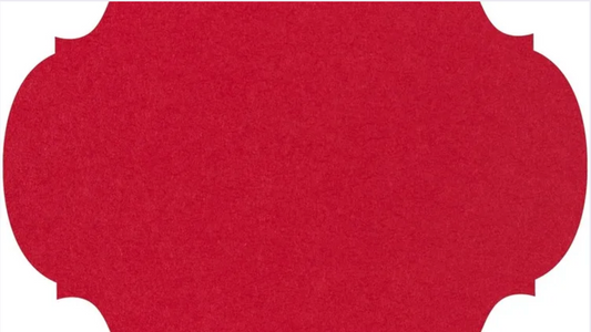 Die-cut Red French Frame Placemat