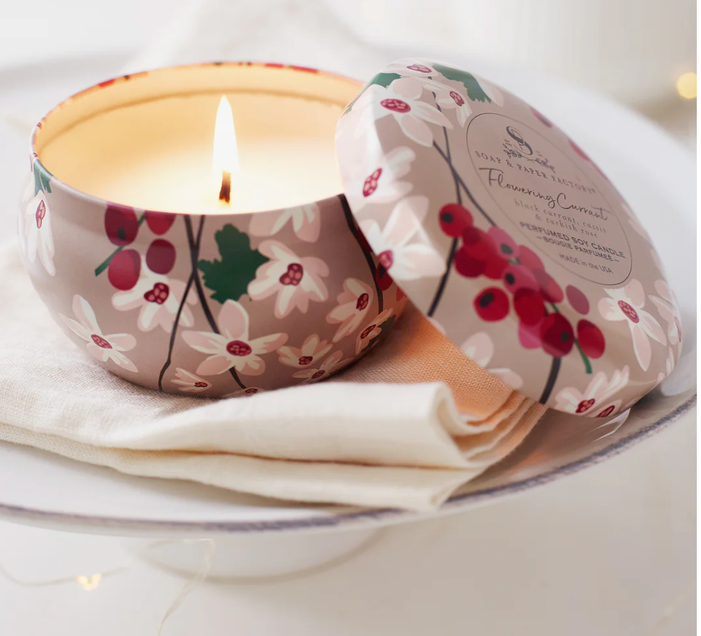 Flowering Current 6 oz LG Tin Soy Candle