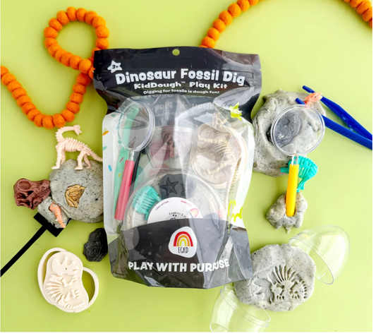 Dinosaur Fossil Dig KidDough Play Kit