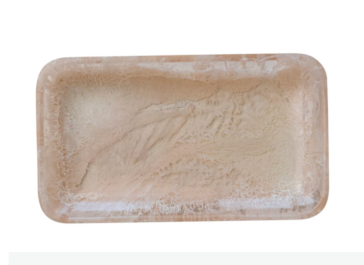 Resin Tray, Blush Pink