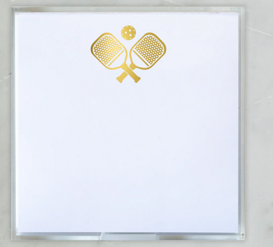 Gold Foil Paddie Pickleball