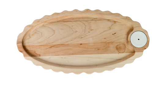 Scalloped Anniversary Tray
