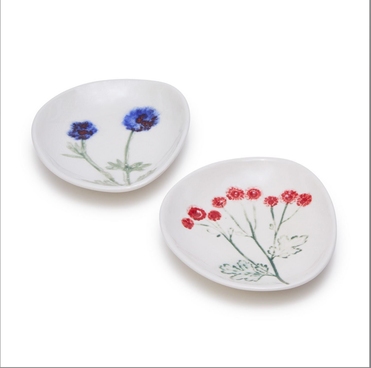 Artisanal Tidbit Bowl/Dish w/ Botanical Imprint