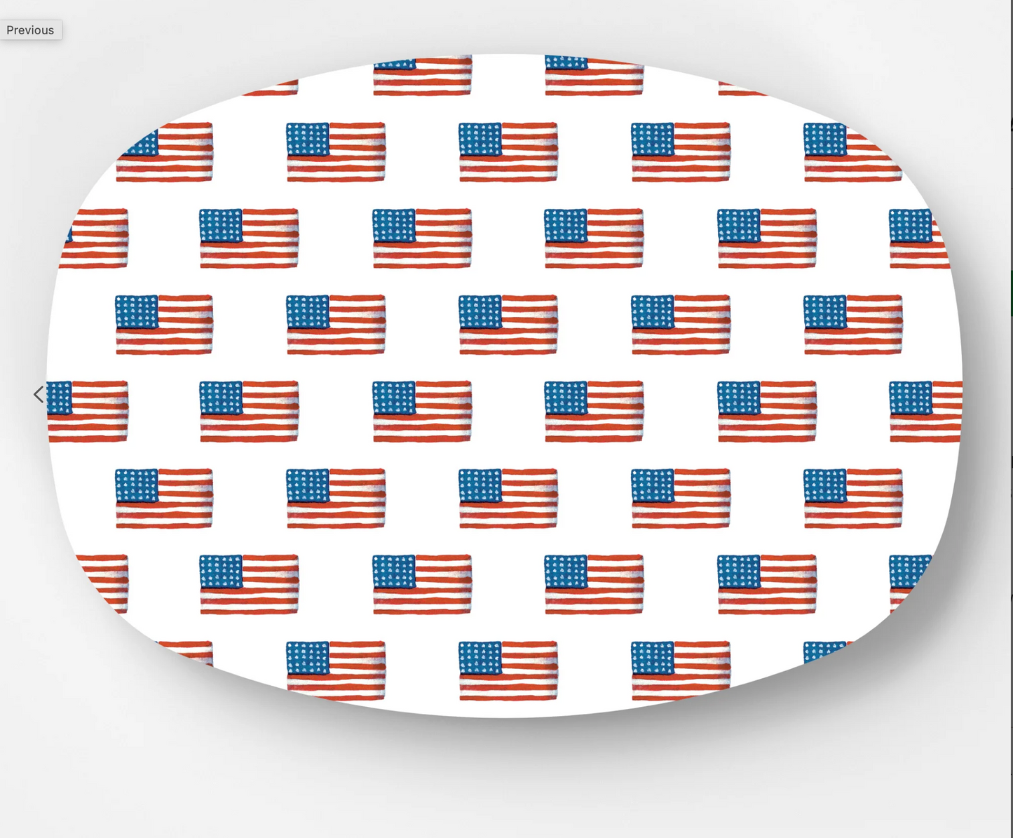 American Flag Serving Platter