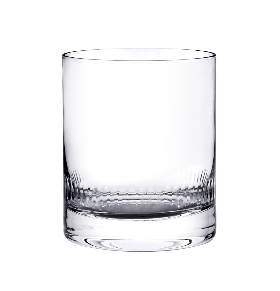 Whiskey Glass w/ Spear Design