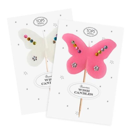 Butterfly Beeswax Candle