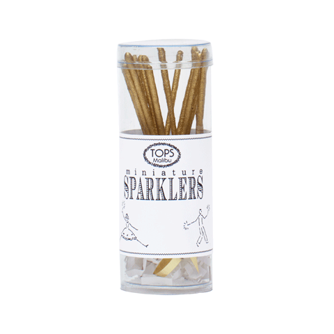 Gold Mini Sparklers- Tube of 12