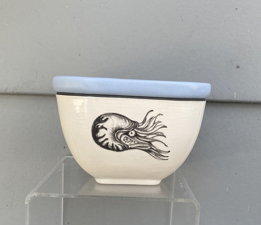Sealife Square Bowl - Shrimp