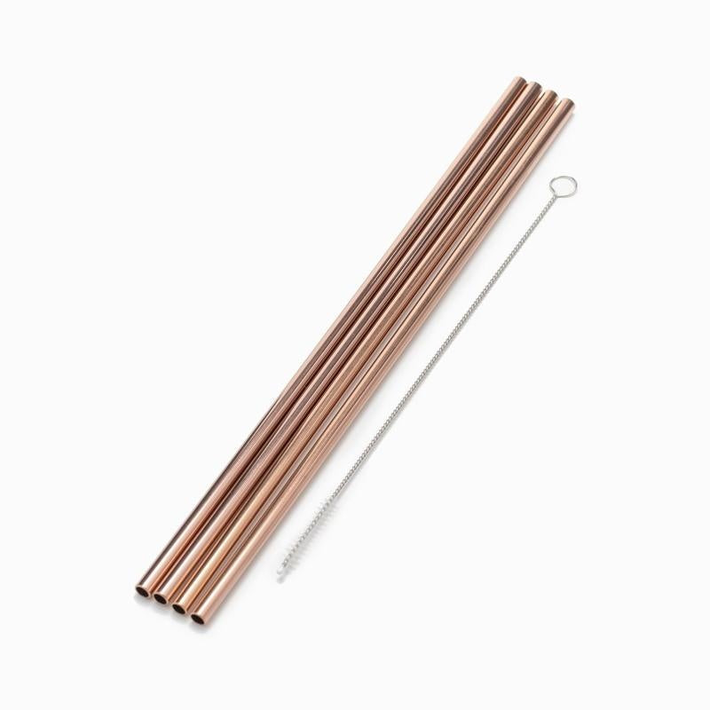 Metal Straws W Cleaner