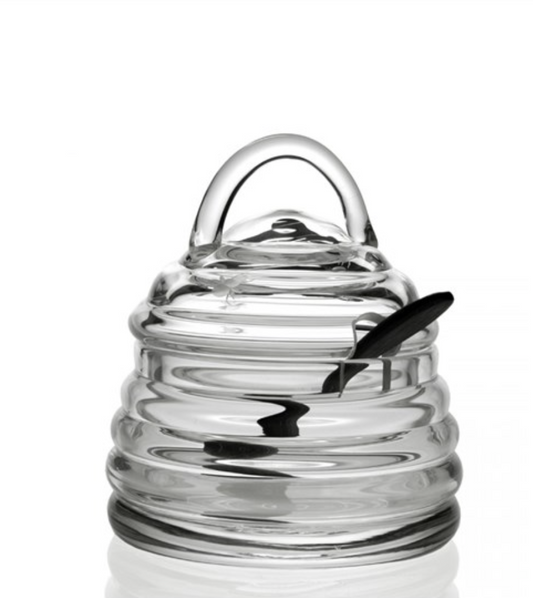 Honeybee 1x Honey Jar & Spoon 4 1/2in